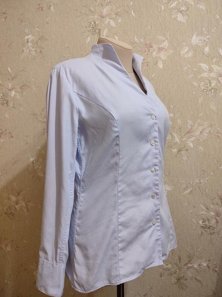 Women Jacques Britt Shirt White Cotton 38 / M / 46 #9HX8