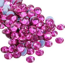 Hotfix Rhinestones, 1440Pcs Flatback Crystal Rhinestones for Crafts Clothes DIY