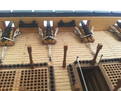 HMS Victory 1:75   Gun Tackle Sets for Upper Decks