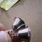  VTG P & B Sterling 925 Silver Wedding Double Bells Metallic Finish — photo 8