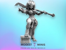 Raven Vixen Skull Hunter 28mm-75mm Scale Sci Fi Alien Vs Predator Papsikel