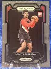 2023-24 Prizm Scoot Henderson RC #141 Base Rookie Card Portland Trailblazers NBA