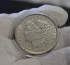 1921 US Morgan Silver Dollar $1 Nice XF Rim Ding