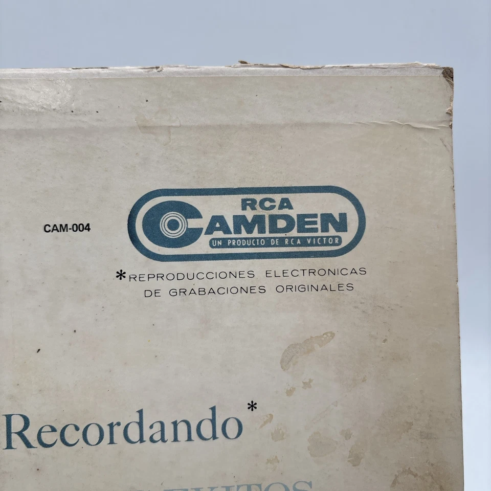 Pedro Vargas-Grandes Exitos de Norte America, Latin Camden 1961 NM/VG+ Puerto Ri Foto 3 de 4