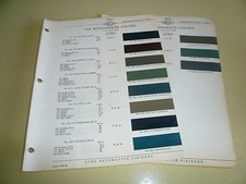 1938 Studebaker Acme Proxlin Color Chip Paint Sample - Vintage 1938 Studebaker Acme Proxlin Color Chip Paint Sample - Vintage