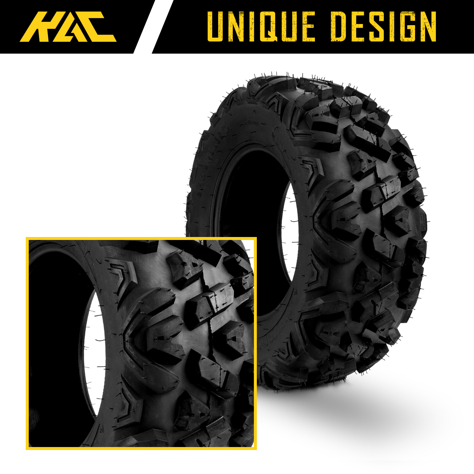 New Off Road ATV Tires 25x812 25x8x12 Front & 25x1012 25x10x12 Rear