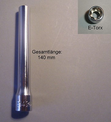 Koken Spezial-Steckeinsatz 1/2'' E-Torx 14 Extra Lang für Opel & Audi  V6.