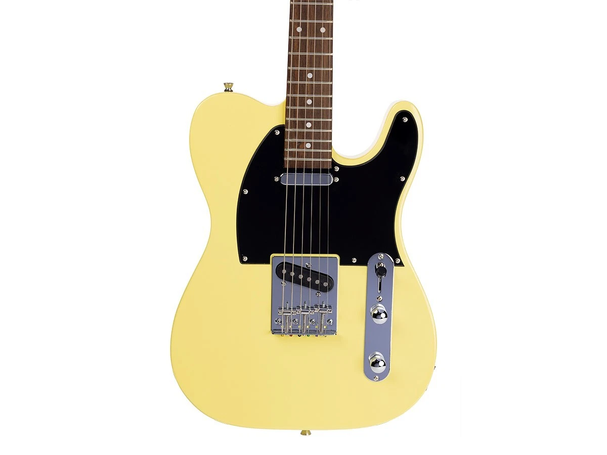 Monoprice Indio Retro Classic Electric Guitar Blonde With Gig