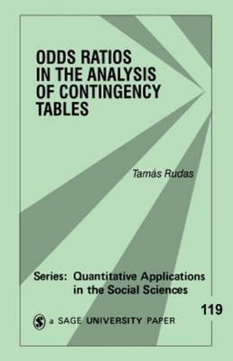 Odds Ratios in the Analysis of Contingency Tables by Rudas, Tamas