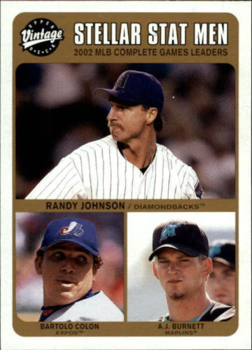 2003 U.D. Vintage Johnson/Colon/Burnett SP #237 Diamondbacks Expos Marlins - Picture 1 of 1
