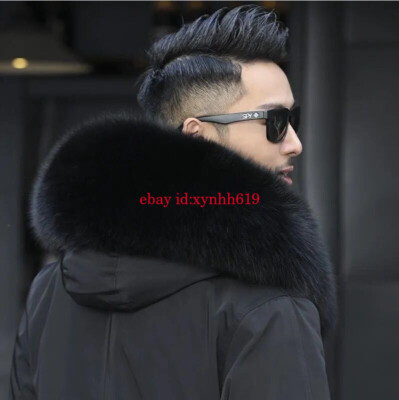 Pelz Herrenmantel Pelzkragen Ussuri Fuchs Kragen Pelzkragen