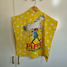 Pippi longstocking Vintage beach towel Hood Towel Poncho