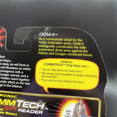 1998 Star Wars OOM-9-COMMANDER DROID Phantom Menace CommTech Chip Figur NEU - Bild 14 von 18
