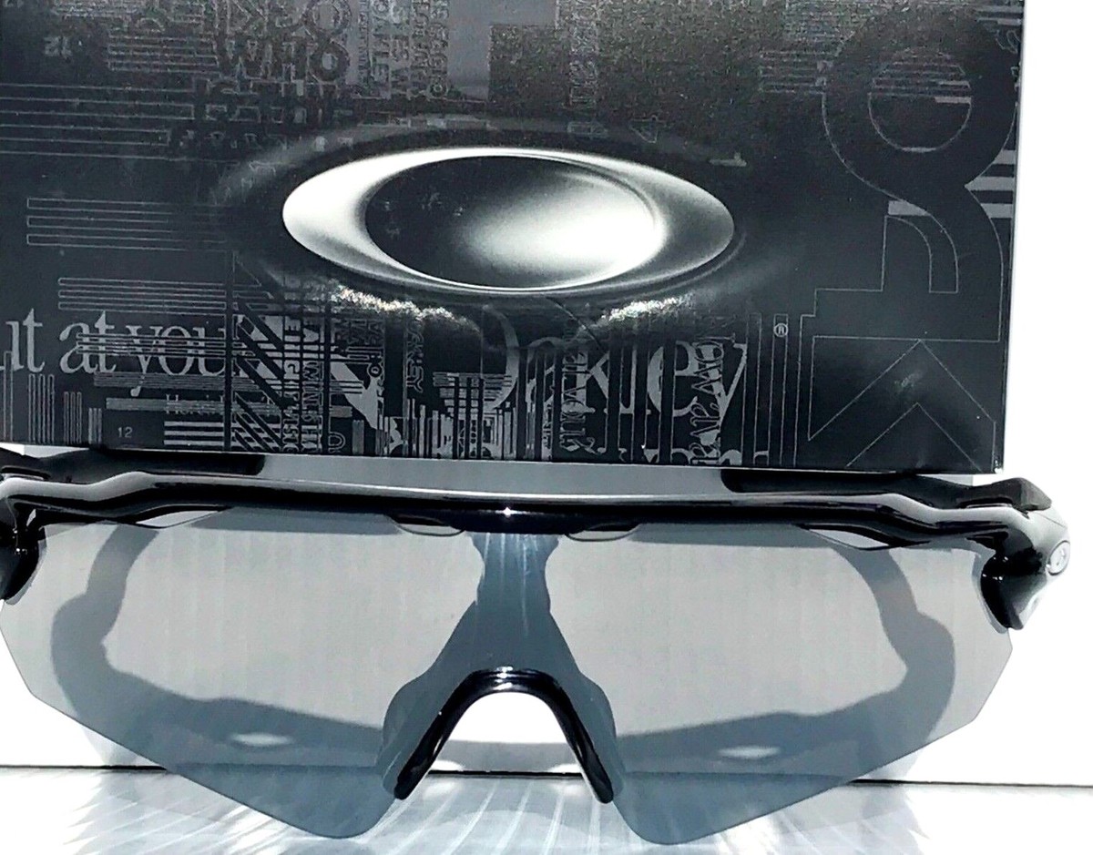 NEW Oakley RADAR EV PATH Shiny Black POLARIZED Galaxy Chrome