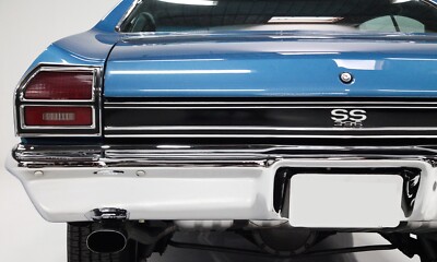 NEW Trim Parts 396 SS Rear Panel Emblem / FOR 1969 CHEVELLE MALIBU