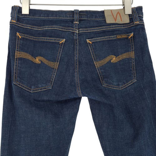 Nudie Vaqueros Hombre Long John Stretch Delgado Skinny Cp5 Talla W30 L30 - Imagen 3 de 9