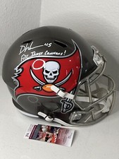 DEVIN WHITE Signed Autograph (w/ Inscription) Buccaneers Full Size Helmet JSA