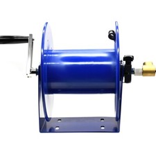 PW7191 Pressure Washer Manual Hose Reel Blue Powder Coated Steel - For 100ft