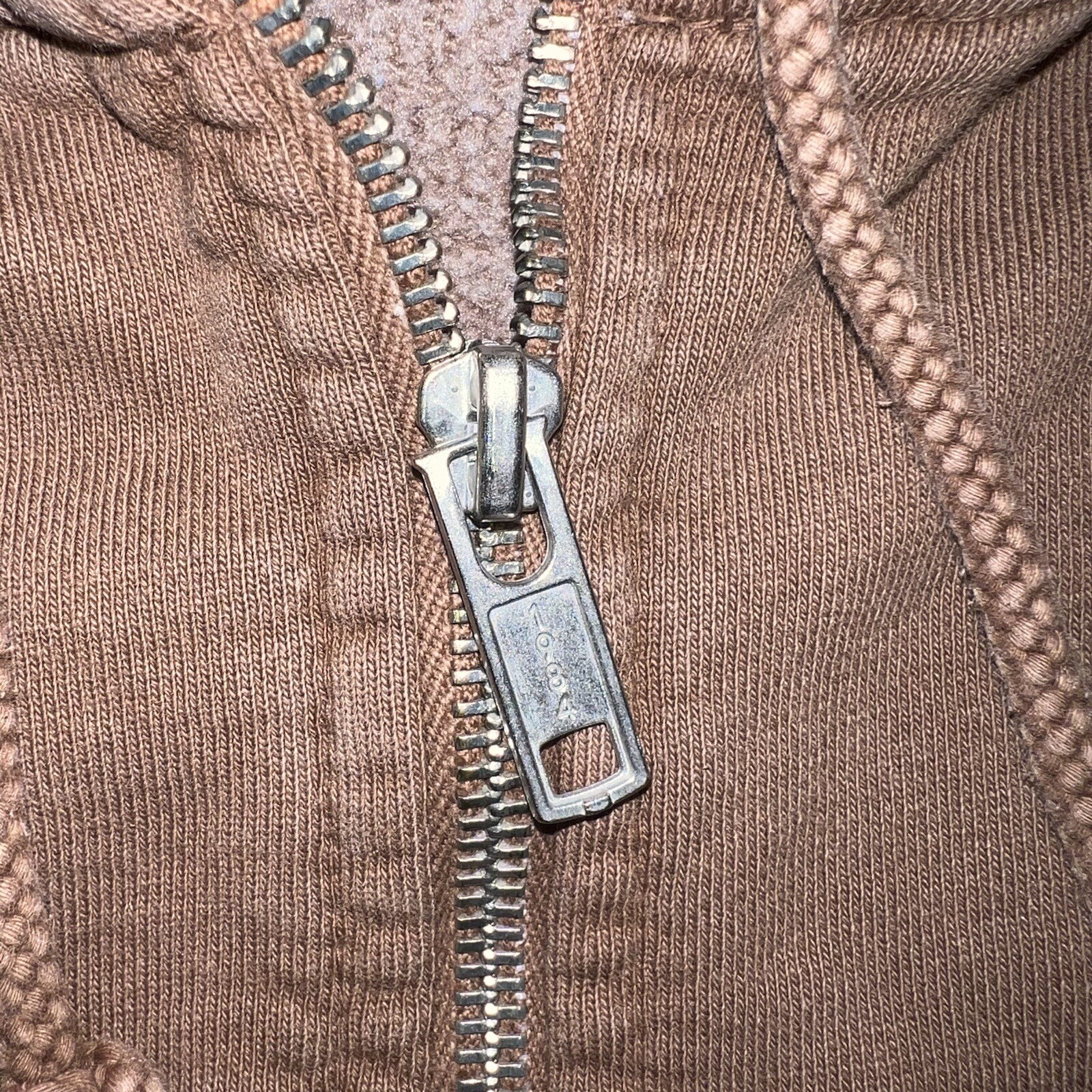 john galt brown zip up