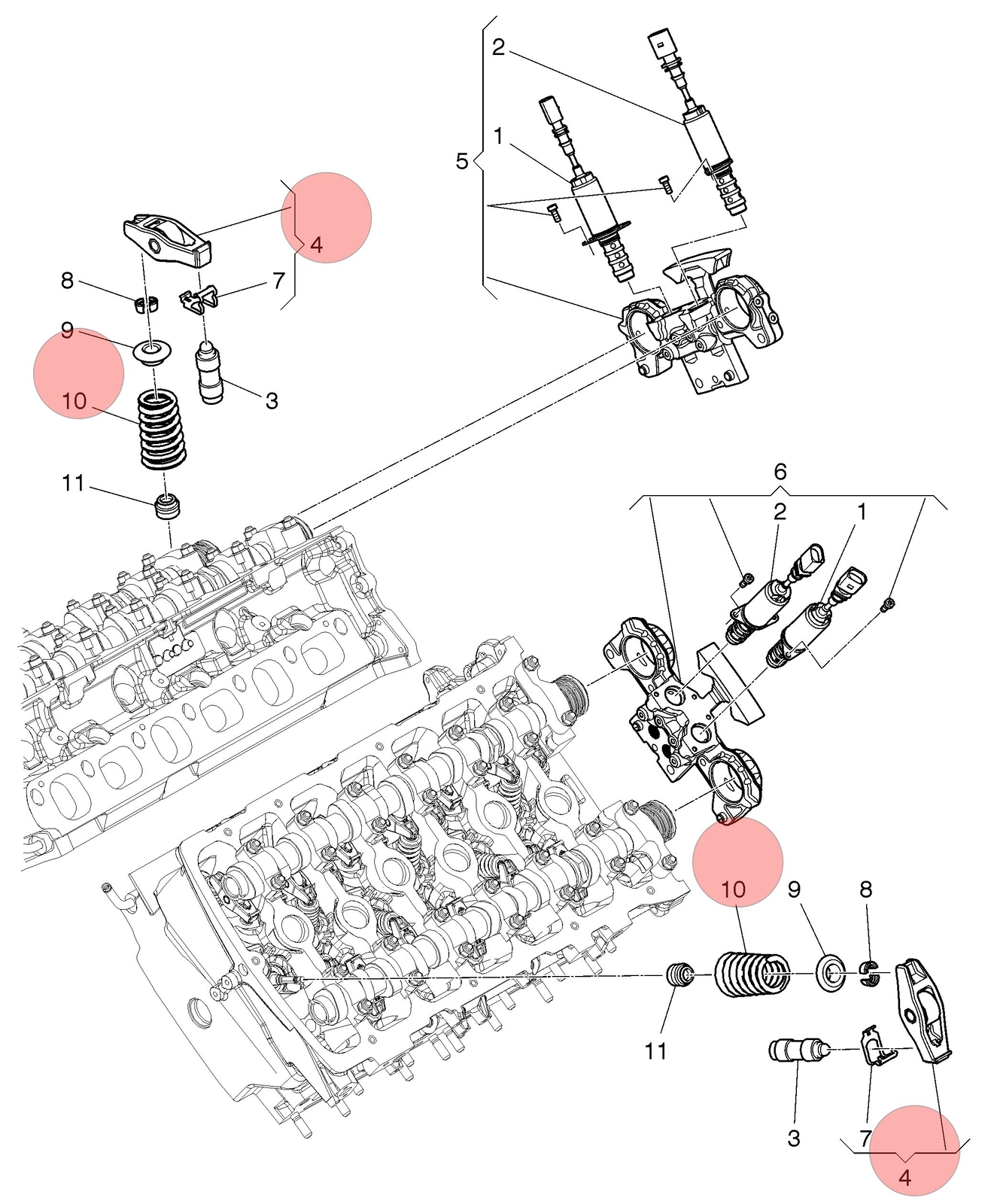04-19 BENTLEY CONTINENTAL FLYING SPUR  6.0L W12 ENGINE CYLINDER HEAD ASSEMBLY OE