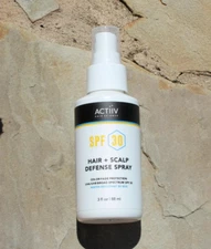Hair Defense Spray SPF 30 UV Protection 3 oz Actiiv Hair Science