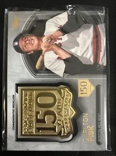 2019 TOPPS UPDATE CARLTON FISK 150TH ANNIVERSARY COMMEMORATIVE MEDALLION 54/150