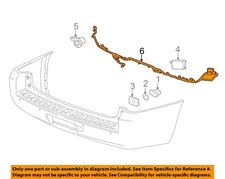 GM OEM 15-20 Escalade ESV Rear Bumper Bumper Components-Harness 23316326