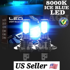 For Ford Fusion 2006-2017 Blue 2x H7 Led Headlights High Beam Light Bulbs Kit For Ford Fusion 2006-2017 Blue 2x H7 Led Headlights High Beam Light Bulbs Kit