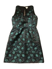 J crew Women's Jacquard V-neck cocktail dress style AG881 size 4 $118