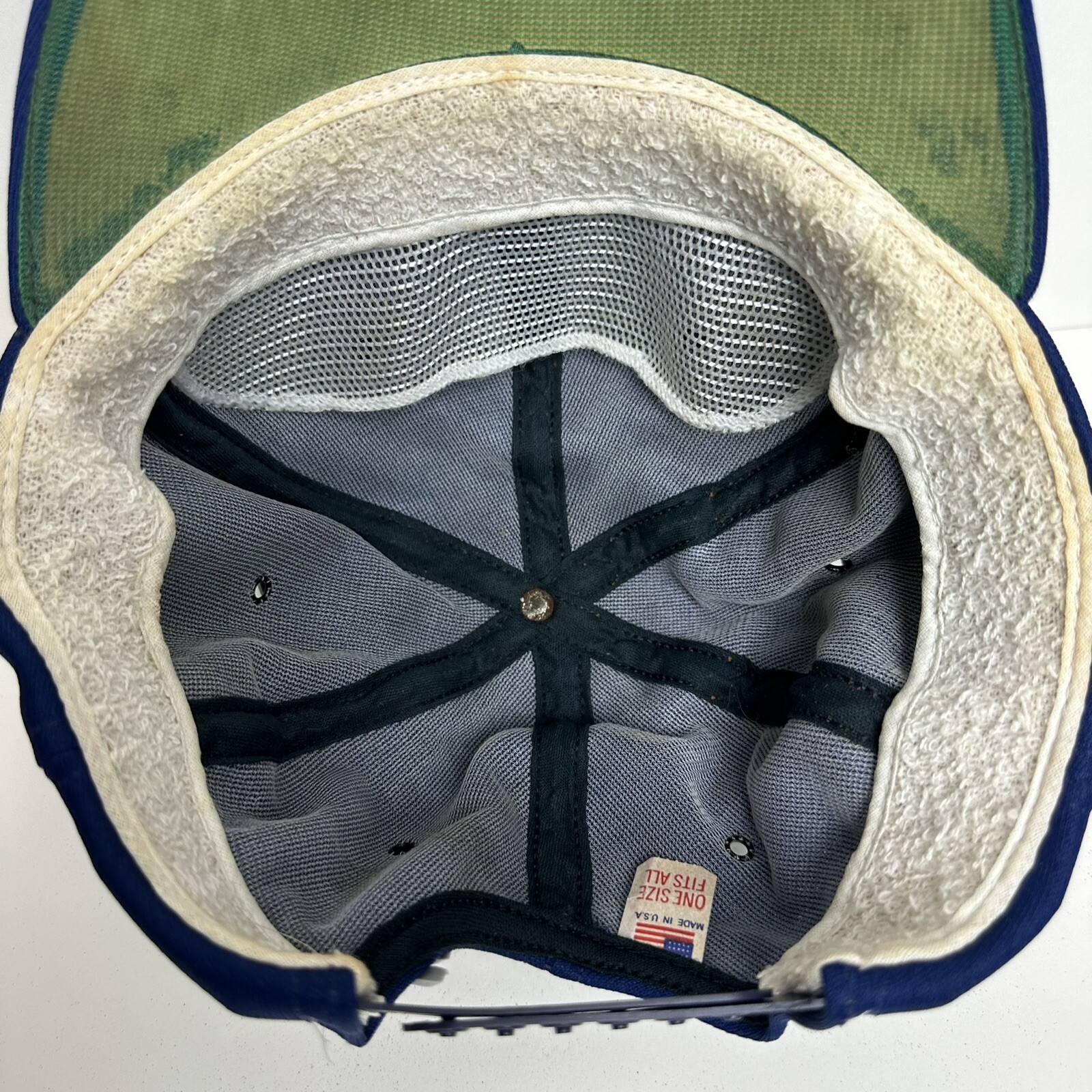 Vintage Apollo 2 Eagle Patch Hat Embroidered Gold… - image 13