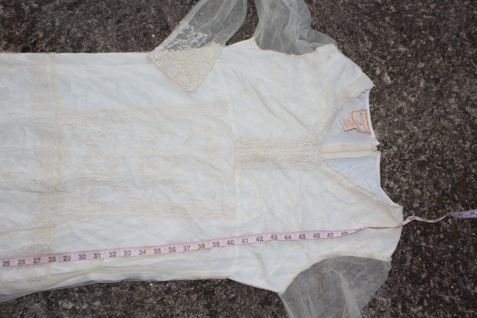 April Cornell Dress Size Small Lace Maxi Antique … - image 5
