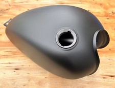 New Project British Style Cafe Racer Motorcycle Fuel Petrol Matte Black Tank