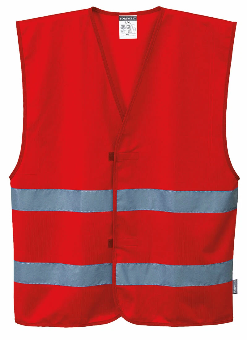 Portwest F474 Iona Lightweight Cooling Safety Vest with 2 Band Reflective Tape - product detail image 5