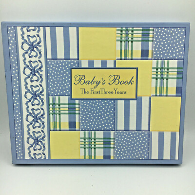 C.R. Gibson First 3 Years Memory Book Waverly Record Memories And Milestones