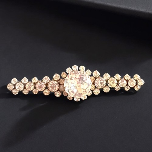 Art Deco French Paste Brooch Large Crystal Statement Pin Paris Jewelry 3” - 第 9/9 張圖片
