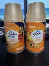 (2) Glade Automatic Spray Refill, Hawaiian Breeze 6.2oz Pineapple Plumeria
