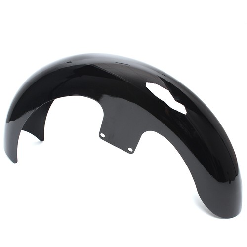 19" Wheel Wrap Front Fender Gloss/Matte Black For Harley Touring Road Glide King - Picture 5 of 14