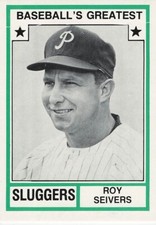 ROY SEIVERS  BASEBALL'S GREATEST SLUGGERS 1982 TCMA #41