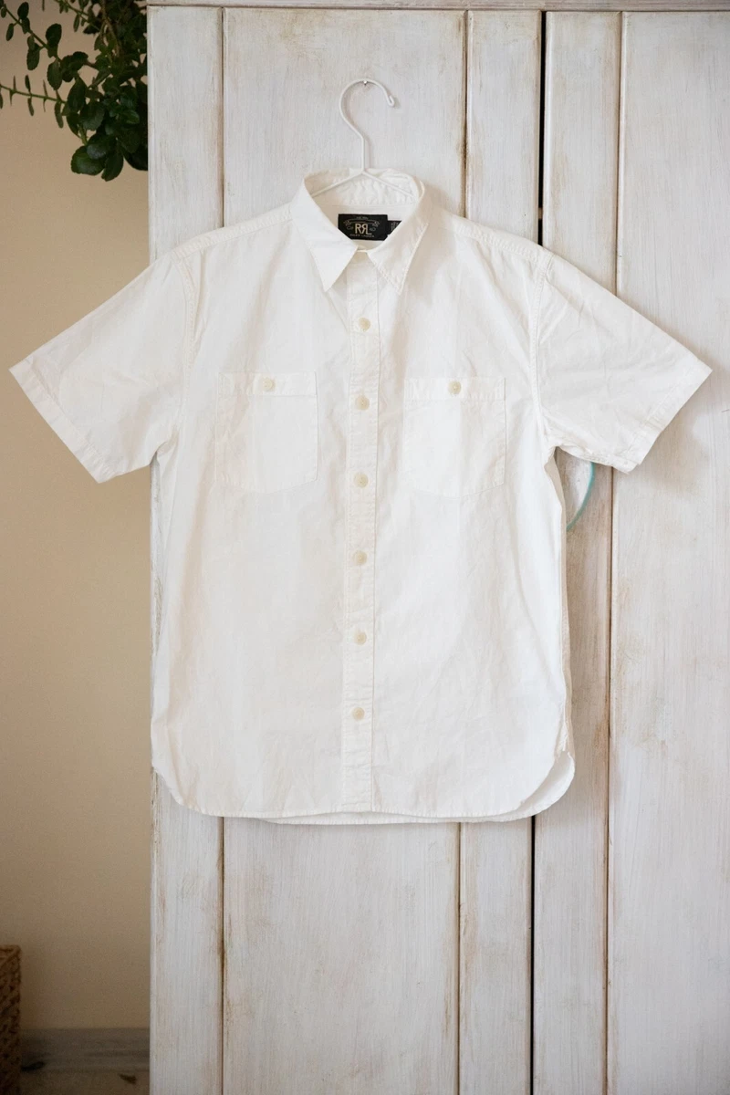 RRL Ralph Lauren Double RL Cotton Twill Poplin Naval Deck Men