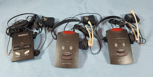 Lot Of 2 Plantronics S11 and 1 Headsets.com Wired Hands-free Headset System