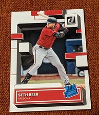 2022 Donruss Baseball Base Rated Rookies #58 Seth Beer - Arizona Diamondbacks
