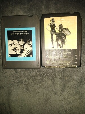 Fleetwood Mac ''Rumors'' And Grand Funk Railroad ''Good Singin'' 8-track Casettes