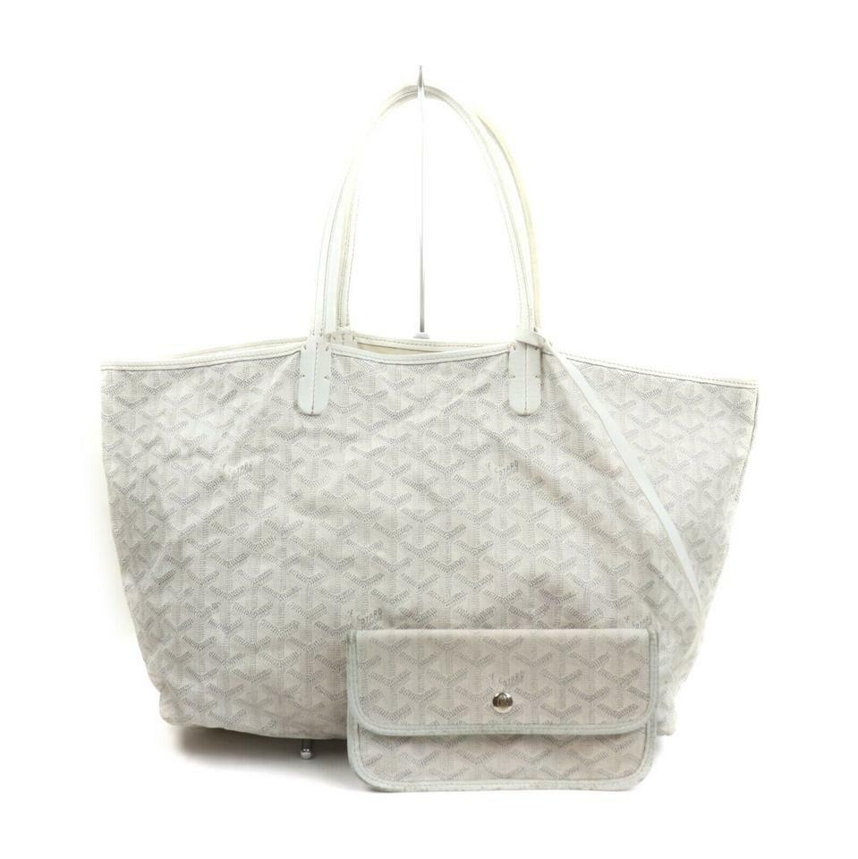 Goyard Rouette Structure PM Bag White Goyardine Palladium Hardware –  Madison Avenue Couture