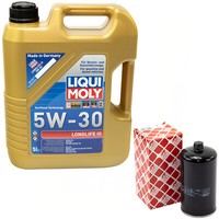 MotoröL Set 5W-30 5 Liter + ÖLfilter 37559 FüR VW Transporter IV Bus Kasten 2.5