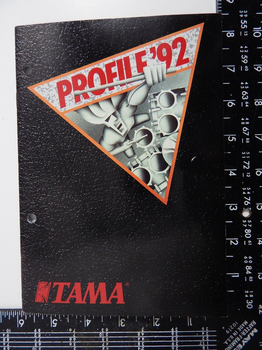 TAMA 1992 DRUMS & HARDWARE Original Catalog Many Featured