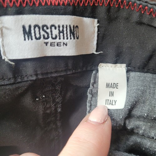 Moschino teen Chino black shorts made in Italy - Picture 5 of 6