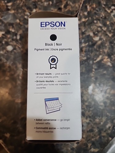 Genuine Epson 774 Black Ink 140 ml Bottle High Yield EcoTank 02/2025 - 第 4/7 張圖片