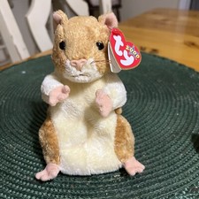 TY 2000 Beanie Babies Collection Brown Hamster Pellet