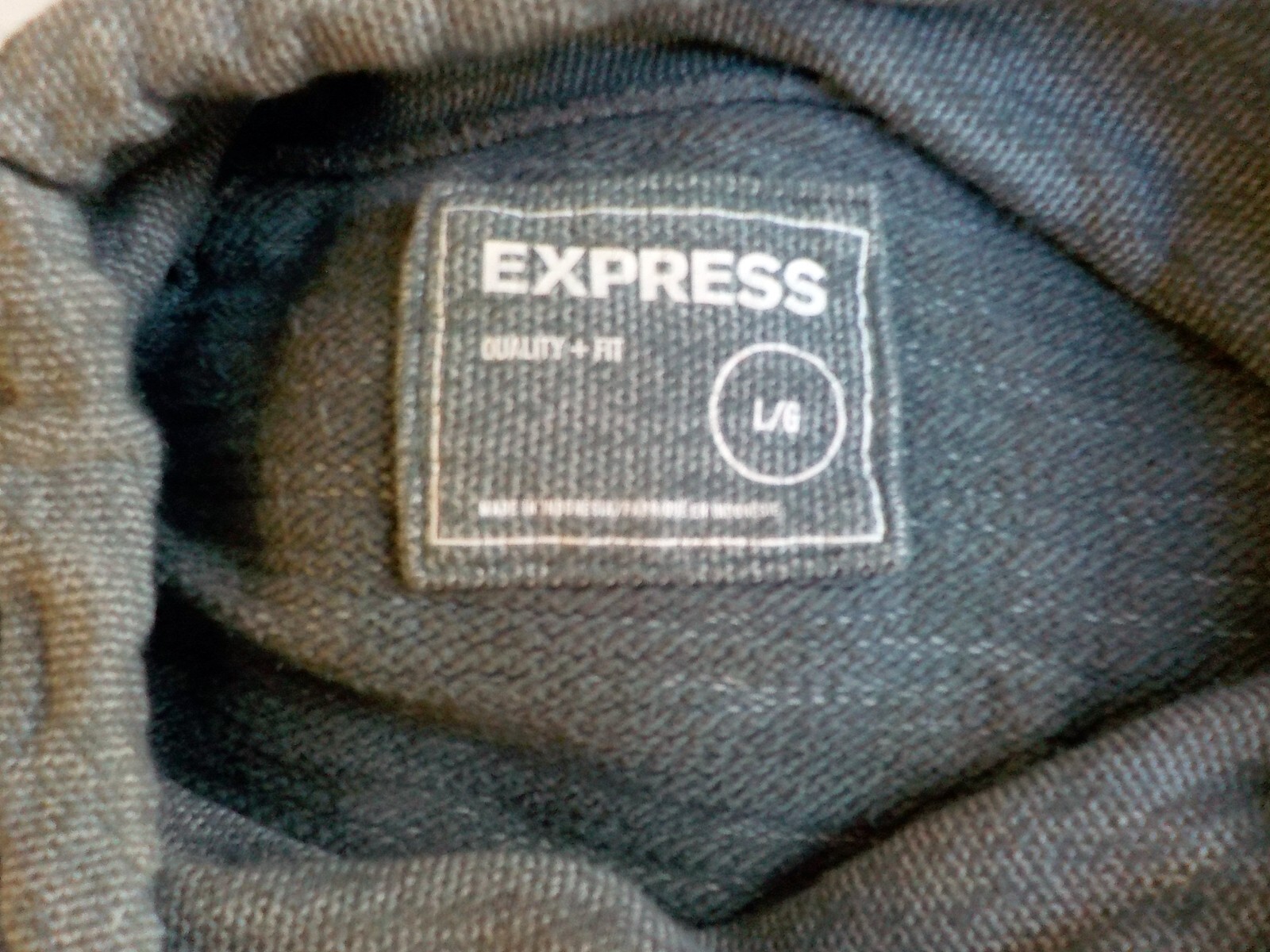 EXPRESS Womens Pullover Drawstring Neck Sweatshir… - image 5