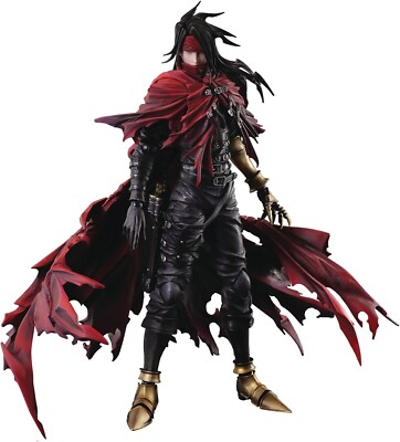 FLAWED Box Square Enix Final Fantasy 7 Vincent Valentine Play Arts Kai